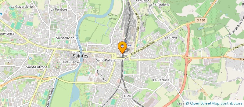 localisation de l'entreprise MADAME NATHIREE CHOIN  SAINTES