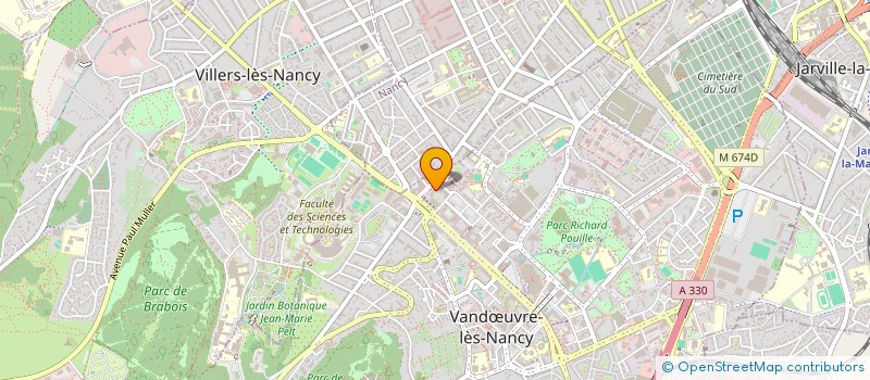 localisation de l'entreprise MADAME NATHIVA D'ABADIE DE LURBE  VANDUVRE-LES-NANCY
