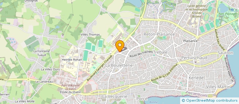 localisation de l'entreprise MADAME NATIA BEBURISHVILI  SAINT-NAZAIRE