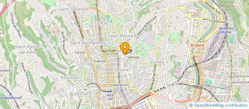 localisation de l'entreprise MADAME NATIDJA ALI à NICE