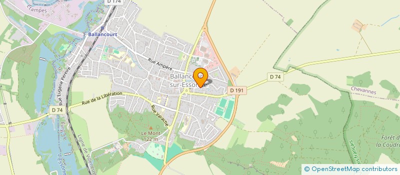 localisation de l'entreprise MADAME NATIELLY ALVES DE FARIA  BALLANCOURT-SUR-ESSONNE