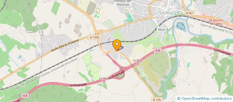 localisation de l'entreprise MADAME NATIFA MEKHAREF  LE MUY