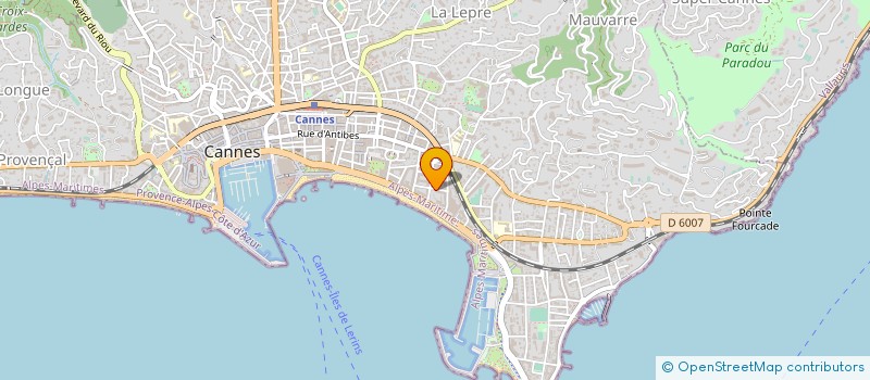 localisation de l'entreprise MADAME NATIVIDAD GARCETE FRANCO à CANNES