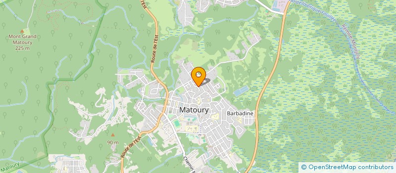 localisation de l'entreprise MADAME NATIVIDAD POOL SILVEN  MATOURY