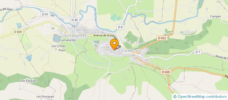 localisation de l'entreprise MADAME NATSUKI HIROSE à CORDES-SUR-CIEL