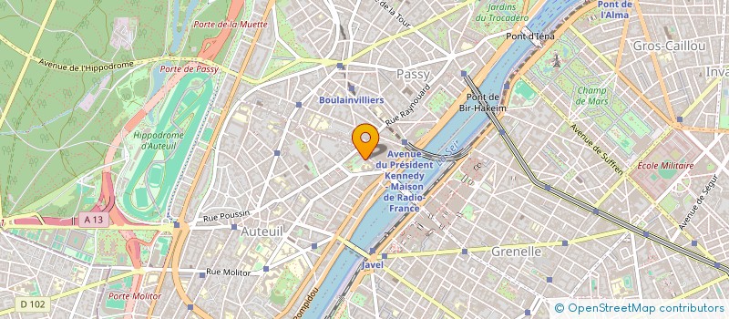 localisation de l'entreprise MADAME NATSUKO ADACHI  PARIS