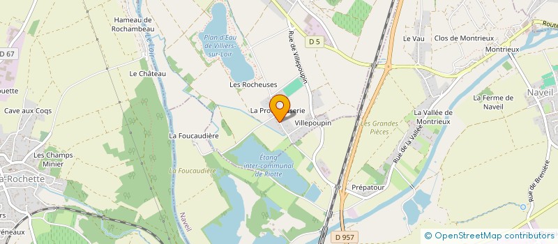 localisation de l'entreprise MADAME NATTY COUBARD  VILLIERS-SUR-LOIR