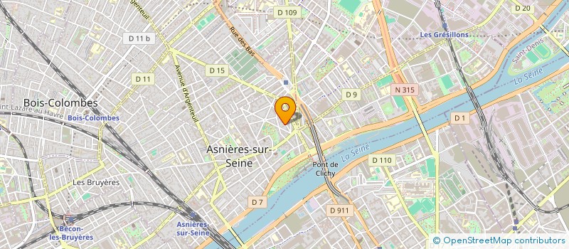 localisation de l'entreprise MADAME NATY BOLITA  ASNIERES-SUR-SEINE