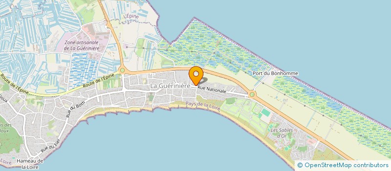 localisation de l'entreprise MADAME NAUD GENDRON  LA GUERINIERE