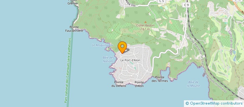 localisation de l'entreprise MADAME NAUMI DELAGE à SAINT-CYR-SUR-MER