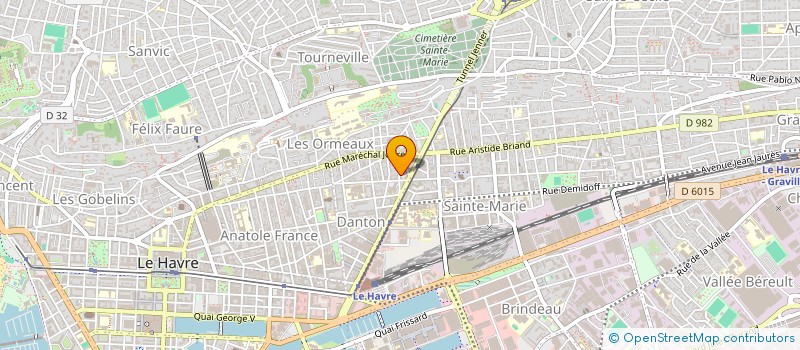 localisation de l'entreprise MADAME NAUSICA GLORIS  LE HAVRE