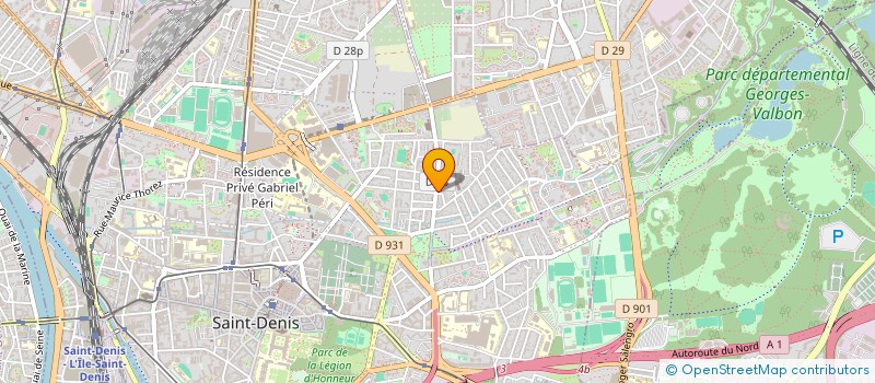 localisation de l'entreprise MADAME NAVDEEP KAUR  SAINT-DENIS