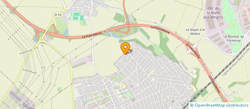 localisation de l'entreprise MADAME NAVRUBAN KAUR  GOUSSAINVILLE