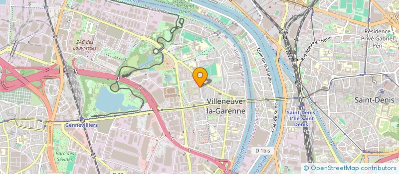 localisation de l'entreprise MADAME NAWAL AIT AZIZ  VILLENEUVE-LA-GARENNE