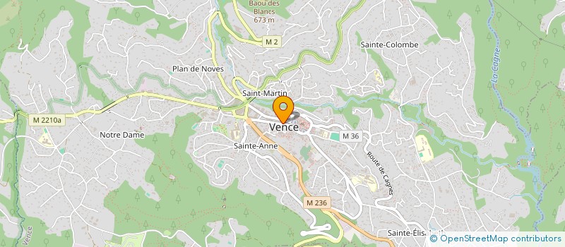 localisation de l'entreprise MADAME NAWAL ALOUANI à VENCE