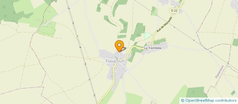 localisation de l'entreprise MADAME NAWAL ANNAJAH  FLAVACOURT