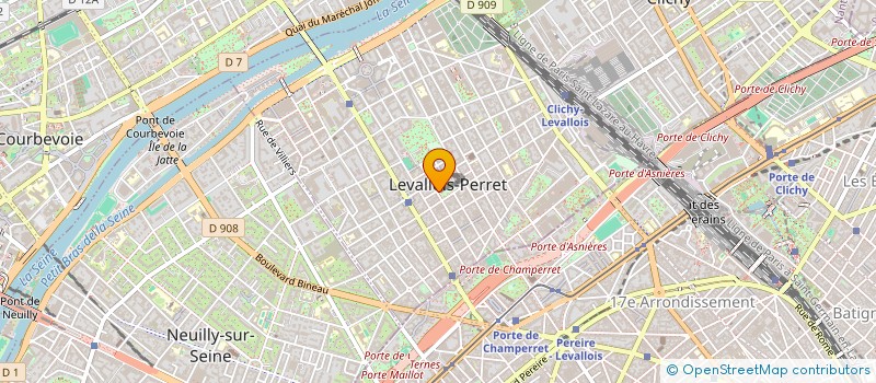 localisation de l'entreprise MADAME NAWAL ARIBI à LEVALLOIS-PERRET