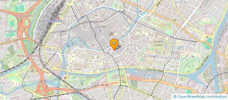 localisation de l'entreprise MADAME NAWAL BALAFREJ  STRASBOURG