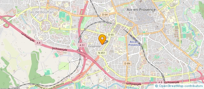 localisation de l'entreprise MADAME NAWAL BOJAADA à AIX-EN-PROVENCE