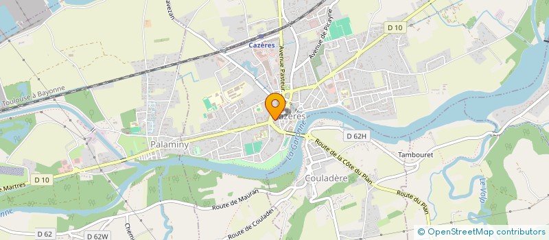 localisation de l'entreprise MADAME NAWAL BOUSSOUF  CAZERES