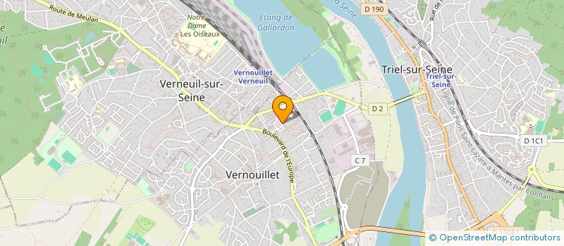 localisation de l'entreprise MADAME NAWAL BOUZEBOUDJA à VERNOUILLET