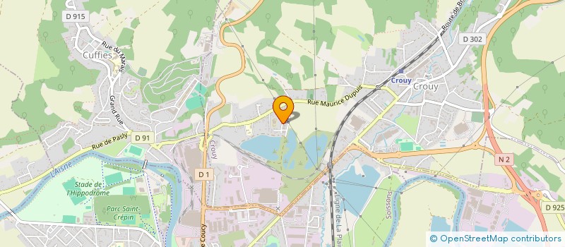 localisation de l'entreprise MADAME NAWAL EL MALLOULI  CROUY