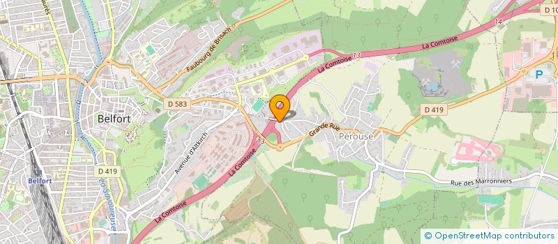 localisation de l'entreprise MADAME NAWAL ELHNA  PEROUSE