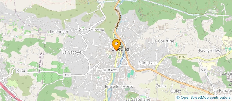 localisation de l'entreprise MADAME NAWAL FARHAT  OLLIOULES