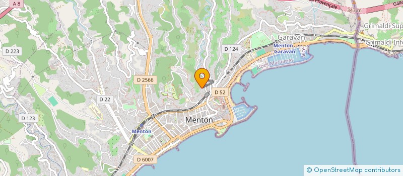 localisation de l'entreprise MADAME NAWAL FARIS  MENTON