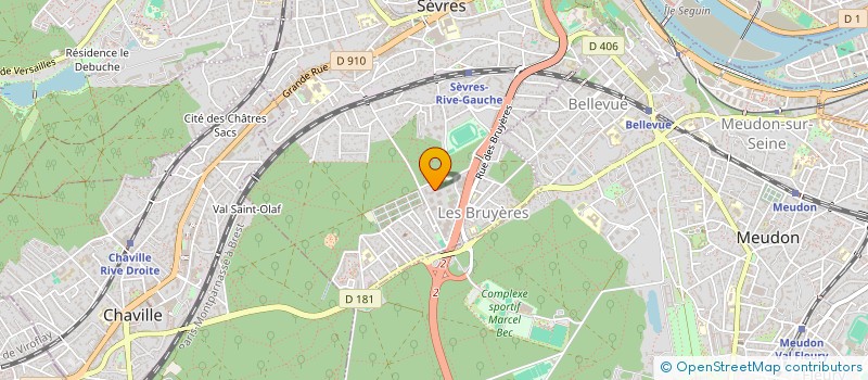 localisation de l'entreprise MADAME NAWAL HANANE à SEVRES