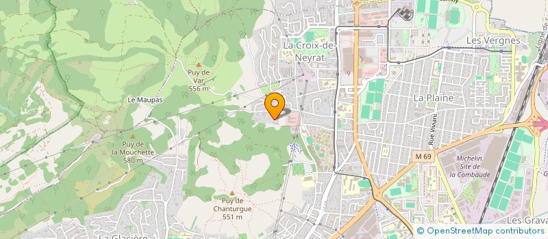 localisation de l'entreprise MADAME NAWAL JONAHI  CLERMONT-FERRAND