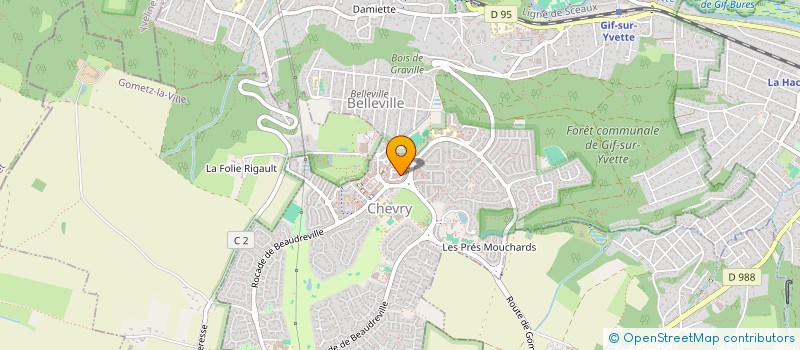 localisation de l'entreprise MADAME NAWAL KADDACHE  GIF-SUR-YVETTE