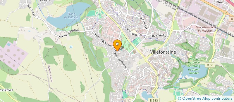 localisation de l'entreprise MADAME NAWAL KHENICHE  VILLEFONTAINE