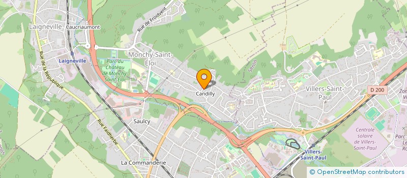 localisation de l'entreprise MADAME NAWAL LAZIZI  MONCHY-SAINT-ELOI