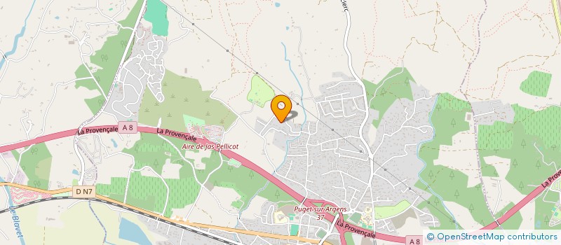 localisation de l'entreprise MADAME NAWAL RADOUANE  PUGET-SUR-ARGENS