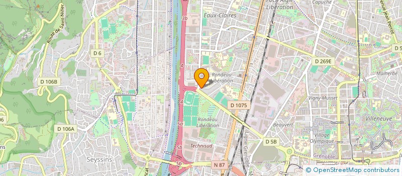 localisation de l'entreprise MADAME NAWAL SALEM-ATIA à GRENOBLE