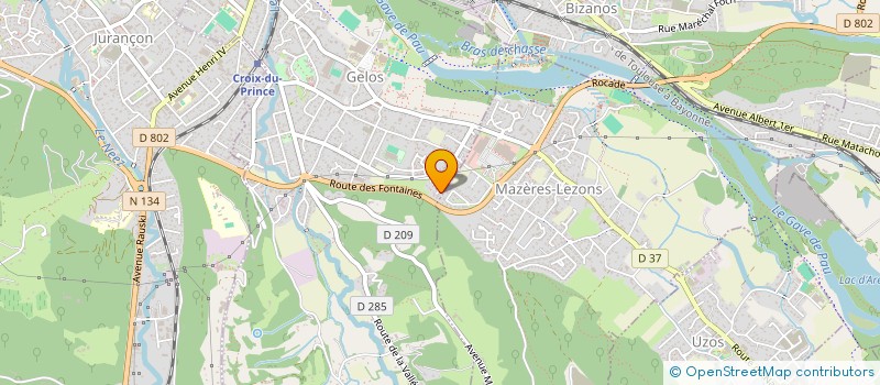 localisation de l'entreprise MADAME NAWAL SERVANT  GELOS