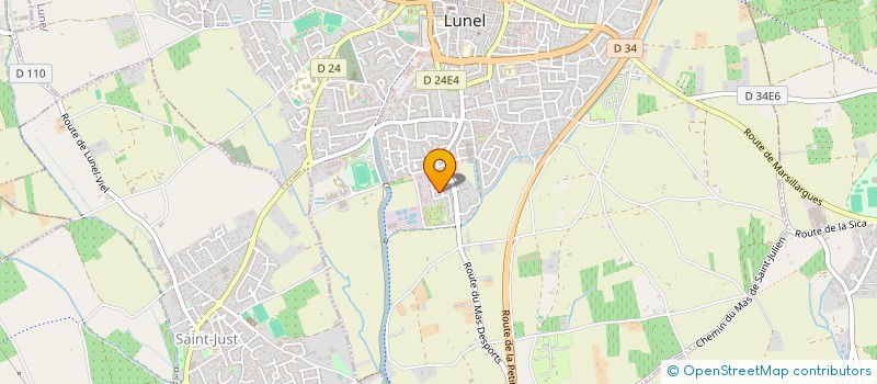 localisation de l'entreprise MADAME NAWAL TABITI  LUNEL