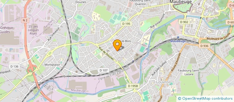 localisation de l'entreprise MADAME NAWALE KHALIDI  MAUBEUGE