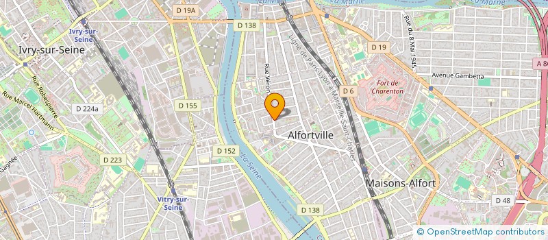 localisation de l'entreprise MADAME NAWEL ABDERRAHMANE à ALFORTVILLE