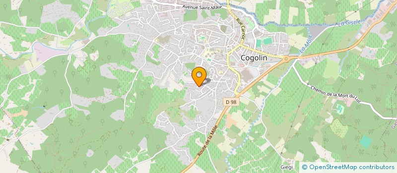 localisation de l'entreprise MADAME NAWEL ATIK  COGOLIN