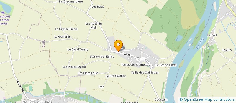 localisation de l'entreprise MADAME NAWEL AUDAM  GUILLY
