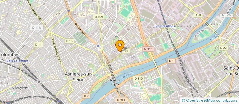 localisation de l'entreprise MADAME NAWEL BAROUCHE  GENNEVILLIERS