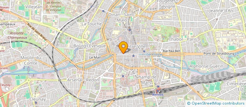 localisation de l'entreprise MADAME NAWEL BOUBAKEUR à RENNES