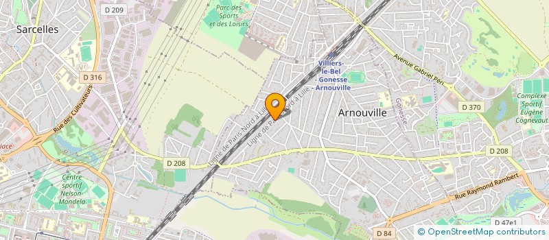 localisation de l'entreprise MADAME NAWEL BOUSAIDI  ARNOUVILLE