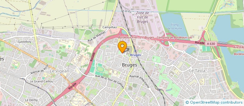 localisation de l'entreprise MADAME NAWEL DABOUZ à BRUGES