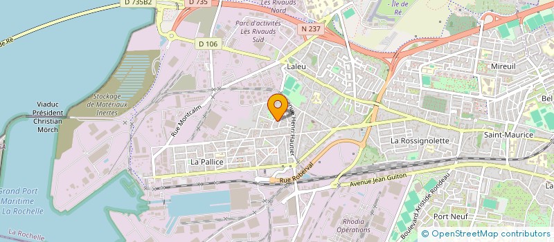 localisation de l'entreprise MADAME NAWEL EL YAMANI  LA ROCHELLE