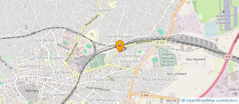 localisation de l'entreprise MADAME NAWEL FATEM  NIMES