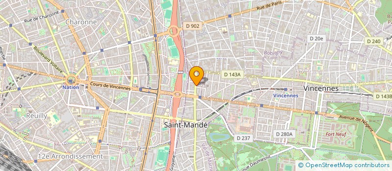 localisation de l'entreprise MADAME NAWEL GAFSIA  SAINT-MANDE