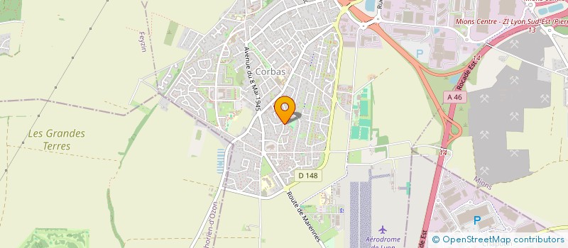 localisation de l'entreprise MADAME NAWEL-GAZELLA JAOUADI à CORBAS